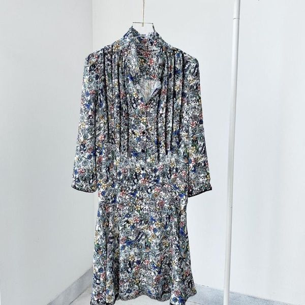 casual dresses 2021 summer dress women turn-down collar pleated front buttons lace trim patchwork three quarter sleeve mini, Black;gray
casual dresses 2021 summer dress women turn-down collar pleated front buttons lace trim patchwork three quarter sleeve mini, Black;gray