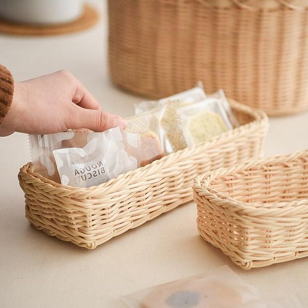 storage baskets pastoral style rattan woven tableware long box deskfinishing snack handmade basket
storage baskets pastoral style rattan woven tableware long box deskfinishing snack handmade basket