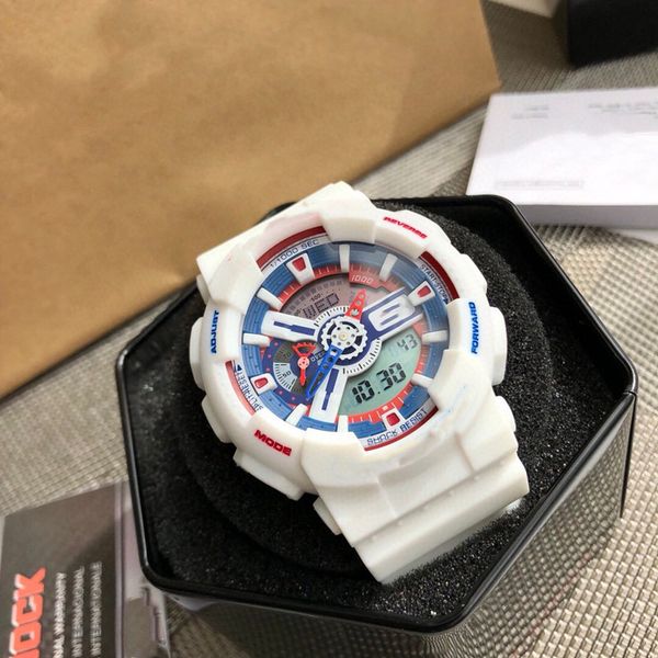 led sports watch baby-g fashion dial large area texture metal color designer men's and women's outdoor luminous diving (gift box p, Slivery;brown
led sports watch baby-g fashion dial large area texture metal color designer men's and women's outdoor luminous diving (gift box p, Slivery;brown