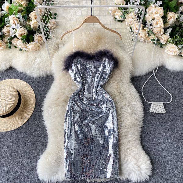 sequin party mini women tassel bling sier/black bodycon spaghetti strap vestidos female fashion spring summer 2021 l64g, Black;gray
sequin party mini women tassel bling sier/black bodycon spaghetti strap vestidos female fashion spring summer 2021 l64g, Black;gray