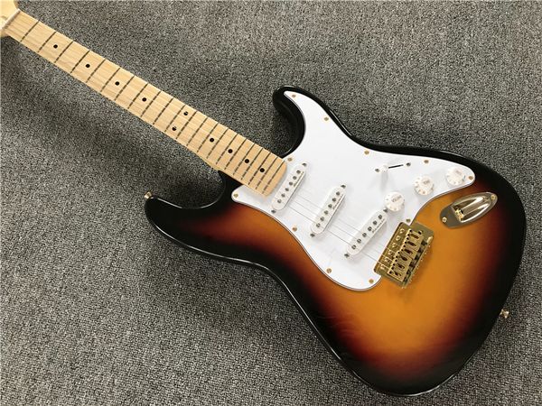 wholesale new style sunburst 6 strings electric guitar gold hardware factory direct
wholesale new style sunburst 6 strings electric guitar gold hardware factory direct
