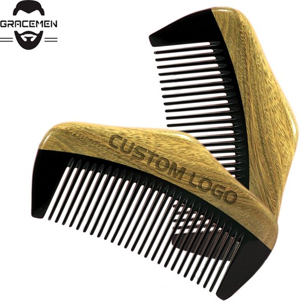 moq 100 pcs customized logo premium natural green sandalwood hair comb wood beard combs wide tooth for men women, Silver
moq 100 pcs customized logo premium natural green sandalwood hair comb wood beard combs wide tooth for men women, Silver