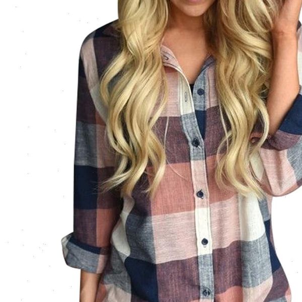 womens blouse casual matching color long sleeve button loose plaid shirt blouse blouse women shirt, White
womens blouse casual matching color long sleeve button loose plaid shirt blouse blouse women shirt, White