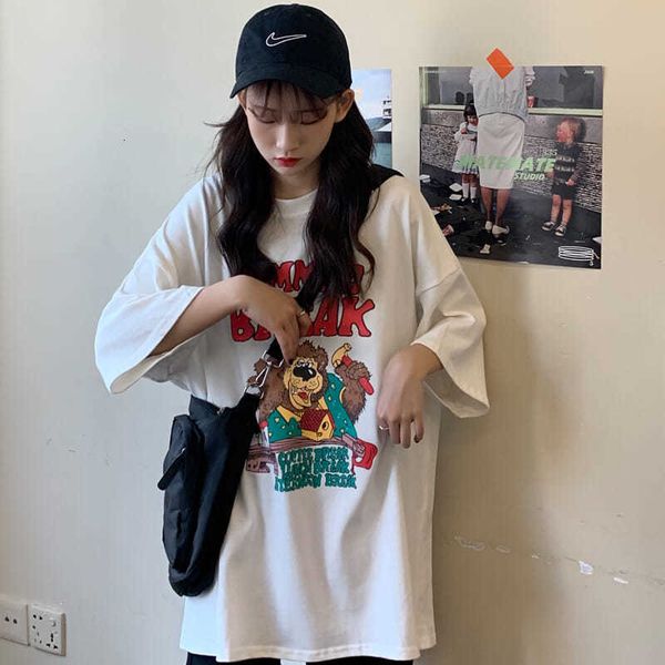 new harajuku 2021 of the cartoons graphic women's shirt shirts will oversize short sleeve schoolgirl street style cotton clothes 3m4q, White
new harajuku 2021 of the cartoons graphic women's shirt shirts will oversize short sleeve schoolgirl street style cotton clothes 3m4q, White
