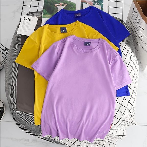 purple t shirt plain short sleeve t shirt yellow short sleeve yellow t shirt selling wild round neck, White
purple t shirt plain short sleeve t shirt yellow short sleeve yellow t shirt selling wild round neck, White