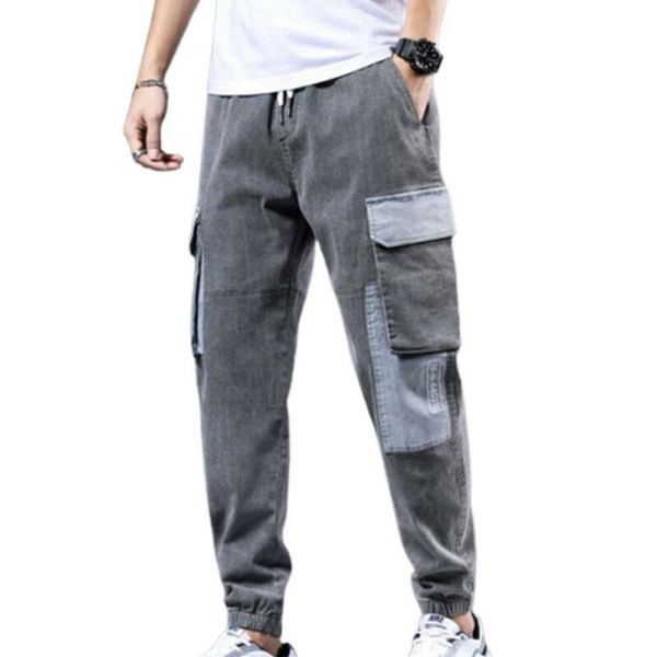 men's jeans for men drawstring elastic waist pants pockets casual pleated nice summer patchwork mens, Blue
men's jeans for men drawstring elastic waist pants pockets casual pleated nice summer patchwork mens, Blue