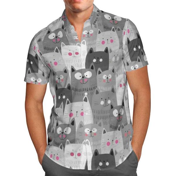 men's casual shirts cat 3d printing beach hawaiian 2021 summer anime shirt short sleeve streetwear oversized 5xl camisa social chemise, White;black
men's casual shirts cat 3d printing beach hawaiian 2021 summer anime shirt short sleeve streetwear oversized 5xl camisa social chemise, White;black