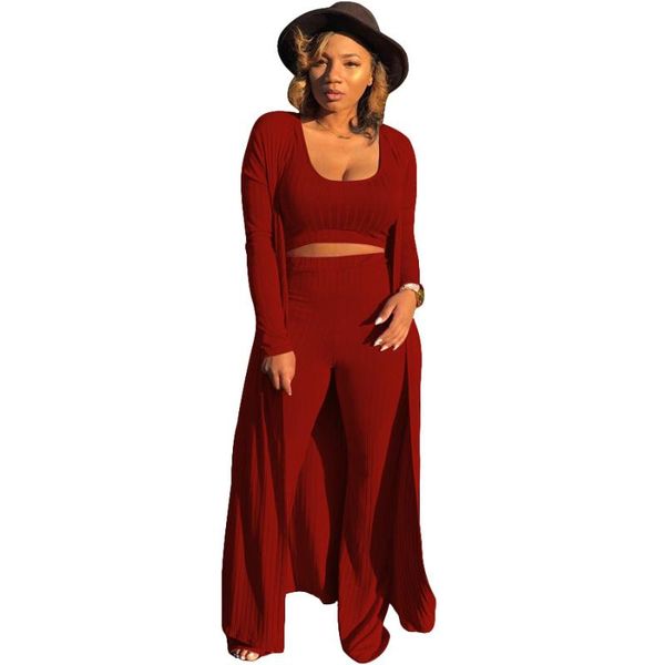 women's two piece pants long sleeve red women 3 set casual vest +coats with three ribbed skinny nightclub clothing ladies, White
women's two piece pants long sleeve red women 3 set casual vest +coats with three ribbed skinny nightclub clothing ladies, White