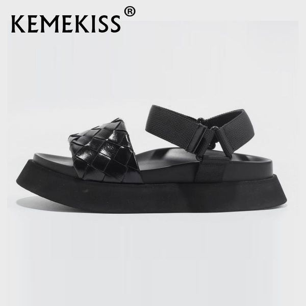 kemekiss new summer women fashion snadals thick bottom solid color hook&loop shoes outdoor casual ladies footwear size 34-39, Black
kemekiss new summer women fashion snadals thick bottom solid color hook&loop shoes outdoor casual ladies footwear size 34-39, Black