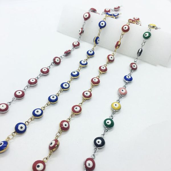 chains ity evil eye charm stainless steel chain girl gold silver pendant bracelet femme necklace anklet jewelry wholesale items
chains ity evil eye charm stainless steel chain girl gold silver pendant bracelet femme necklace anklet jewelry wholesale items