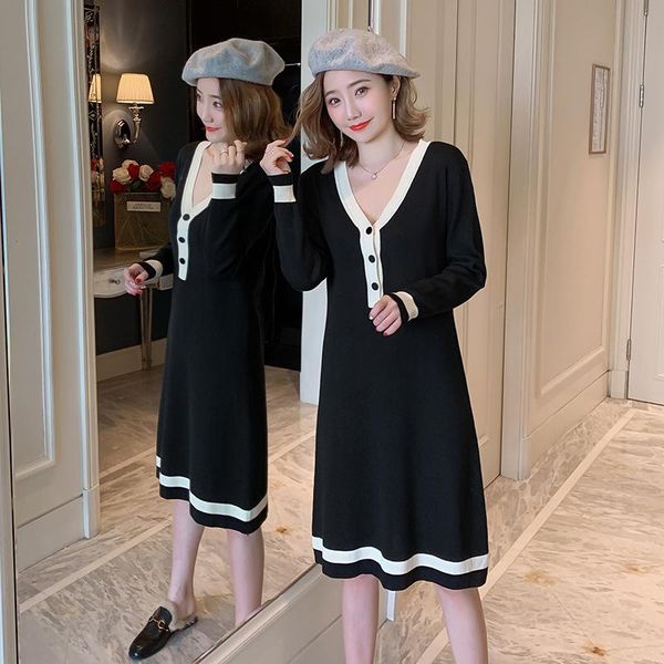 bras women during pregnancy autumn fashion show thin knitting skirt loose big yards button lactation dress, Red;black
bras women during pregnancy autumn fashion show thin knitting skirt loose big yards button lactation dress, Red;black