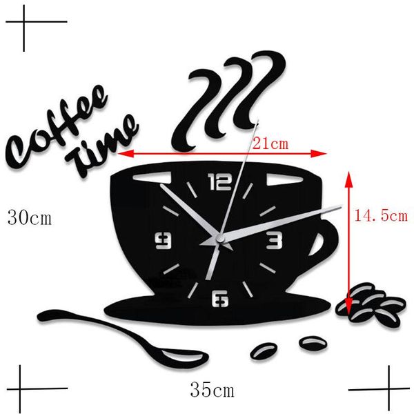 creative diy acrylic mirror wall clock simple home decoration mute coffee cup quartz wall clocks kitchen dining room decor
creative diy acrylic mirror wall clock simple home decoration mute coffee cup quartz wall clocks kitchen dining room decor
