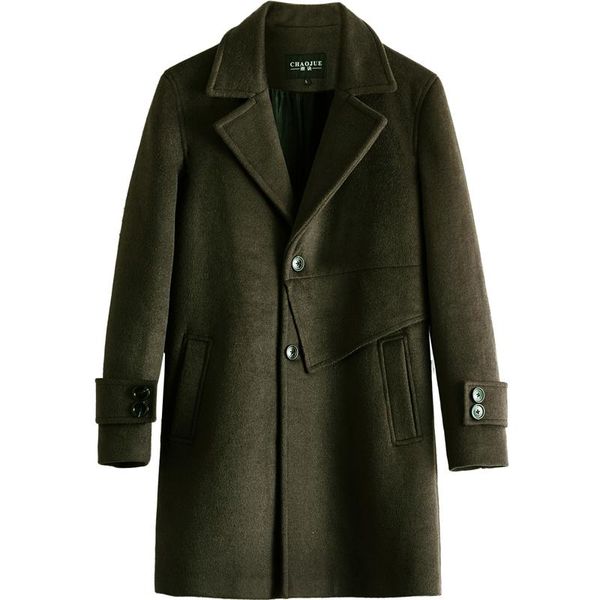 male woolen coat autumn and winter long new fashion style men jacket fl11851, Black
male woolen coat autumn and winter long new fashion style men jacket fl11851, Black