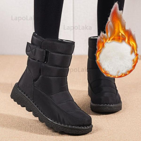 boots lapolaka fashion women waterproof snow winter shoes casual lightweight ankle botas mujer warm, Black
boots lapolaka fashion women waterproof snow winter shoes casual lightweight ankle botas mujer warm, Black