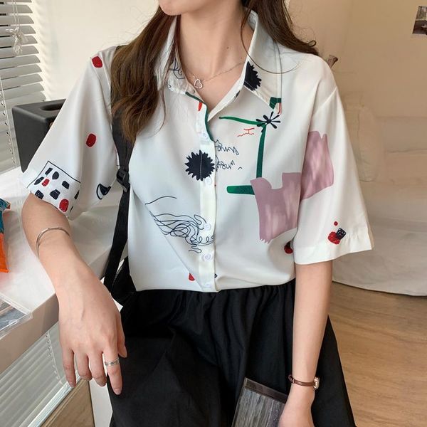 women's blouses & shirts blouse summer women short sleeve shirt white t-shirt print turn-down woman 2021 casual female clothes ladies t
women's blouses & shirts blouse summer women short sleeve shirt white t-shirt print turn-down woman 2021 casual female clothes ladies t