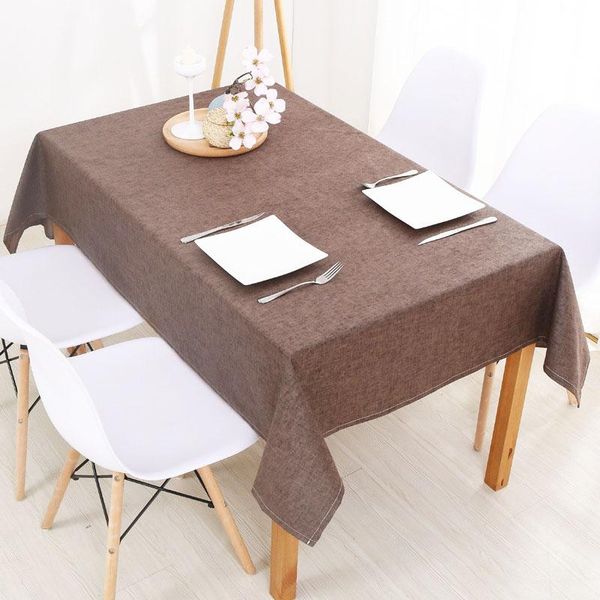 table cloth simple modern cotton linen tablecloth rectangular tea solid color anti scalding waterproof
table cloth simple modern cotton linen tablecloth rectangular tea solid color anti scalding waterproof