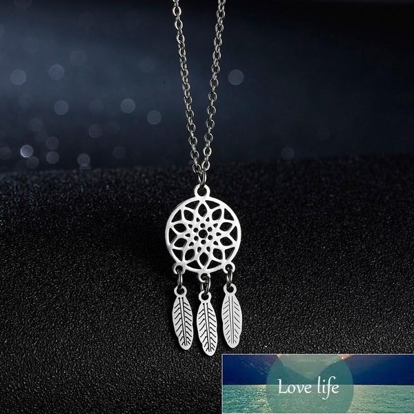 fashion retro stainless steel dream catcher pendant necklaces elephant cat choker long chain necklace jewerly gifts for women, Silver
fashion retro stainless steel dream catcher pendant necklaces elephant cat choker long chain necklace jewerly gifts for women, Silver