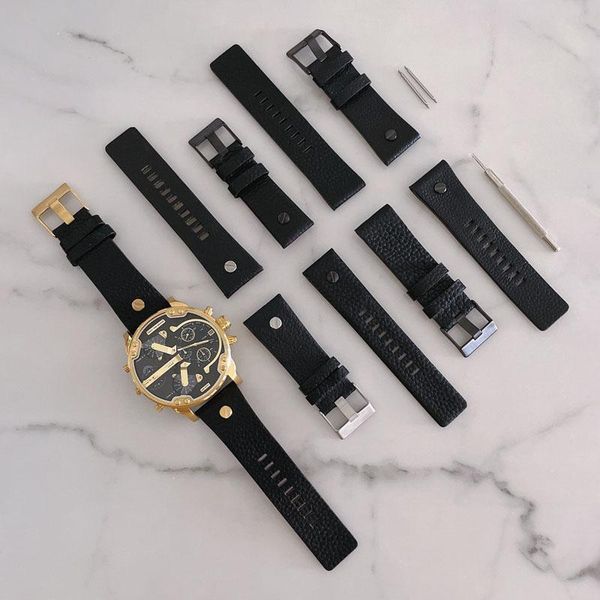 watch bands cow leather watchband for dz4323 dz7333 dz7313 dz7257 dz7371 strap 26 28 30 32mm large plate men's bracelet, Black;brown
watch bands cow leather watchband for dz4323 dz7333 dz7313 dz7257 dz7371 strap 26 28 30 32mm large plate men's bracelet, Black;brown