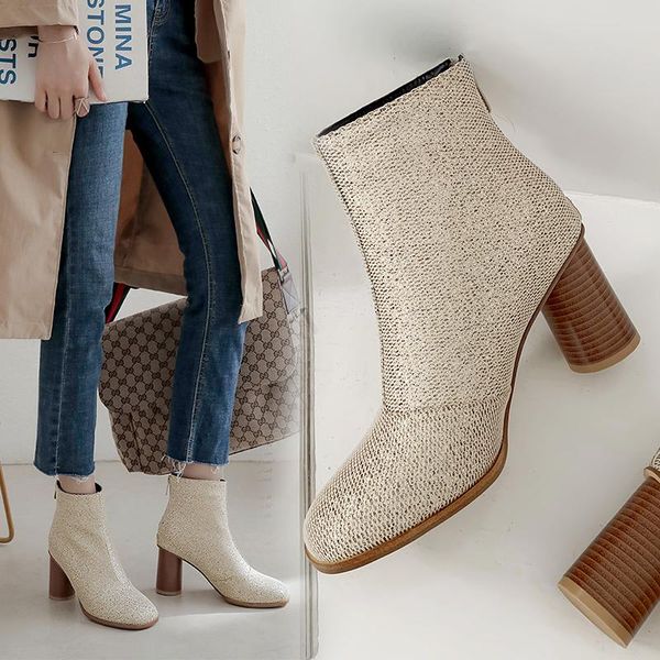 boots ins women ankle plus size 22-28 cm european and american sequin cloth for winter, Black
boots ins women ankle plus size 22-28 cm european and american sequin cloth for winter, Black