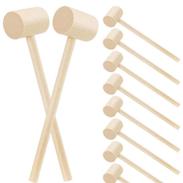 hand tools 10pcs mini nut foods hammers wooden seafood shell mallets cracking solid wood diy children pounding toys (round)
hand tools 10pcs mini nut foods hammers wooden seafood shell mallets cracking solid wood diy children pounding toys (round)