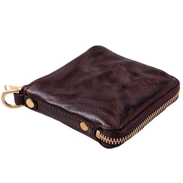 wallets men's short wallet soft leather zipper retro youth coin purse personality tide card original handmade genuine, Red;black
wallets men's short wallet soft leather zipper retro youth coin purse personality tide card original handmade genuine, Red;black
