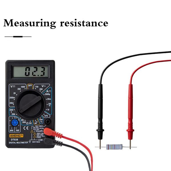 2 Color LCD Digital Multimeter AC/DC 750/1000V Digital Mini Multimeter probe For Voltmeter Ammeter Ohm Tester Meter
2 Color LCD Digital Multimeter AC/DC 750/1000V Digital Mini Multimeter probe For Voltmeter Ammeter Ohm Tester Meter