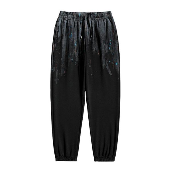 men's pants youth drawstring shrink stretch sports 2021vibe street casual fashion all-match spring and autumn black gray
men's pants youth drawstring shrink stretch sports 2021vibe street casual fashion all-match spring and autumn black gray