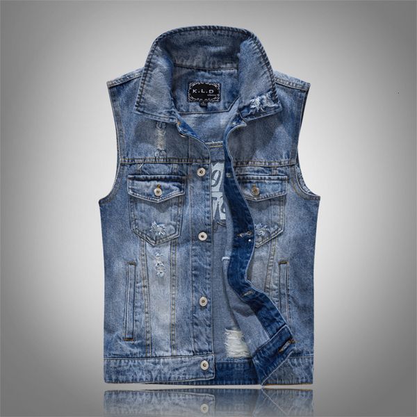 2021 new fashion men denim jeans vest sleeveless spring man streetwear waistcoat hole jackets yons, Black;white
2021 new fashion men denim jeans vest sleeveless spring man streetwear waistcoat hole jackets yons, Black;white