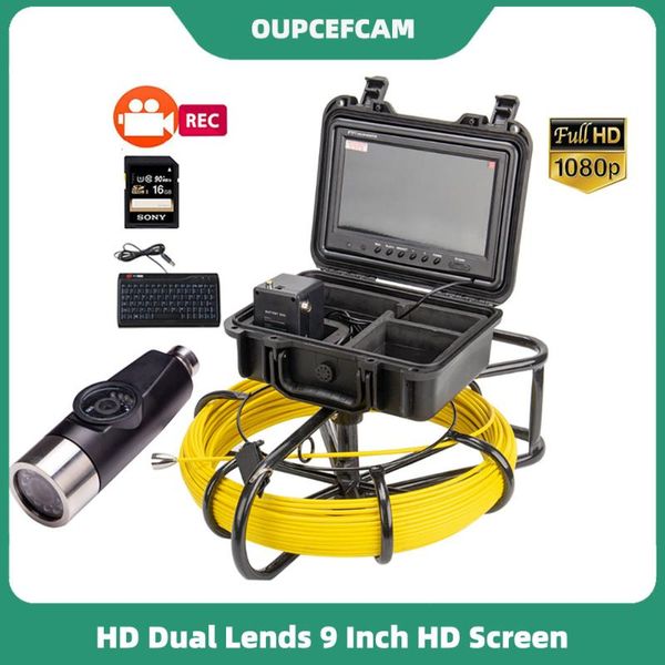 cameras dual lens borescope camera drain sewer pipe pipeline endoscope system 9inch 1080p hd screen dvr wifi keyboard 5mm cable wp9600e
cameras dual lens borescope camera drain sewer pipe pipeline endoscope system 9inch 1080p hd screen dvr wifi keyboard 5mm cable wp9600e