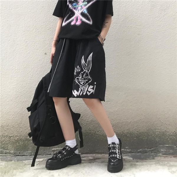 women's pants & capris short 2021 summer cartoon printing natural waist harajuku five points trousers baggy casual boyfriend, Black;white
women's pants & capris short 2021 summer cartoon printing natural waist harajuku five points trousers baggy casual boyfriend, Black;white