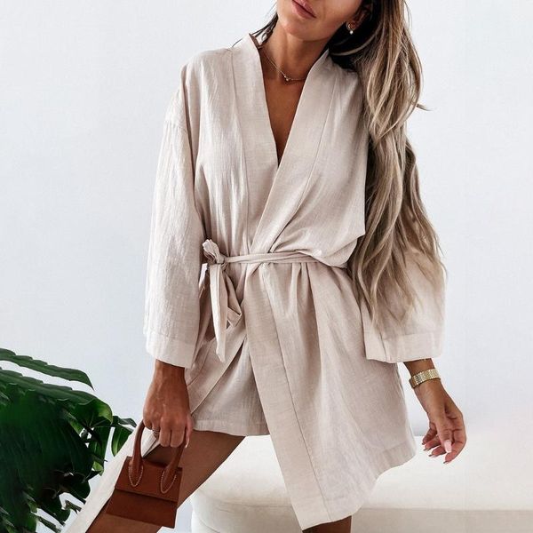casual dresses women long sleeve shirt dress open front outfits solid color soft cardigan summer female lapel work blusa, Black;gray
casual dresses women long sleeve shirt dress open front outfits solid color soft cardigan summer female lapel work blusa, Black;gray