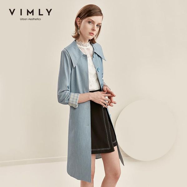 women's trench coats vimly coat autumn single breasted solid turn down collar long style jackets female overcoat f2250, Tan;black
women's trench coats vimly coat autumn single breasted solid turn down collar long style jackets female overcoat f2250, Tan;black
