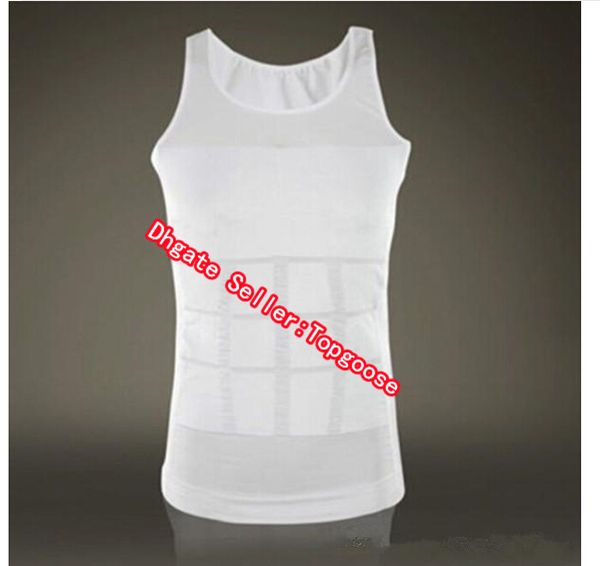 men' slimming body shaper belly fatty underwear vest shirt corset compression bodybuilding underwear, White;black
men' slimming body shaper belly fatty underwear vest shirt corset compression bodybuilding underwear, White;black