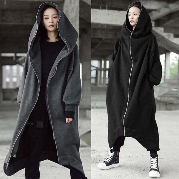 street outdoor winter warm casual women sweatshirt loose long sleeve hooded zipper fleece solid autumn baggy, Black
street outdoor winter warm casual women sweatshirt loose long sleeve hooded zipper fleece solid autumn baggy, Black