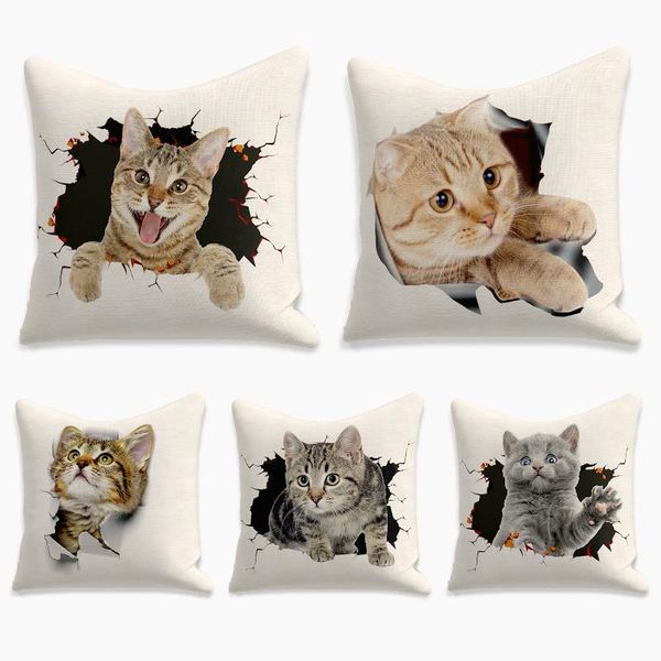 pillow case cat creativity square cushion cover polyester throw pillows cushions for home decor 45x45cm
pillow case cat creativity square cushion cover polyester throw pillows cushions for home decor 45x45cm