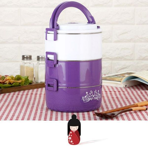 dinnerware sets 1pc thermal microwave lunch boxes portable container stainless steel bento suitable for picnic (three layers)
dinnerware sets 1pc thermal microwave lunch boxes portable container stainless steel bento suitable for picnic (three layers)