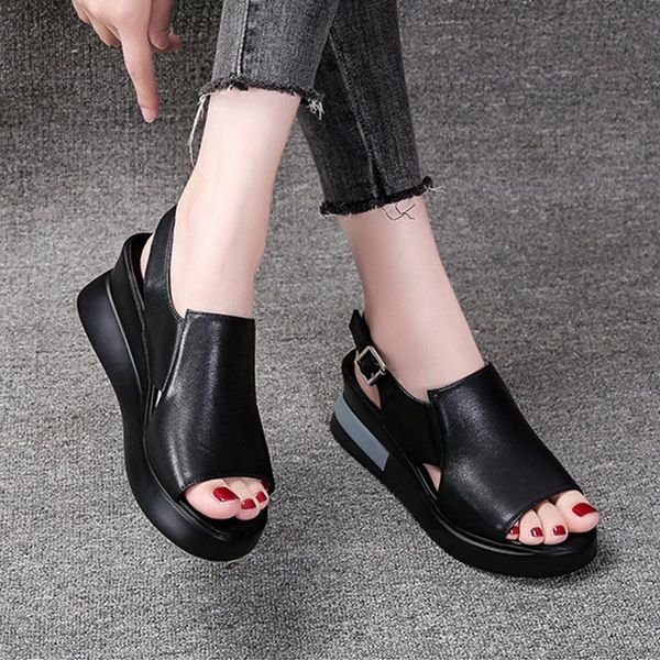 slippers summer women casual open toe buckle female sliders outdoor comfort solid color thick bottom ladies sandals, Black
slippers summer women casual open toe buckle female sliders outdoor comfort solid color thick bottom ladies sandals, Black