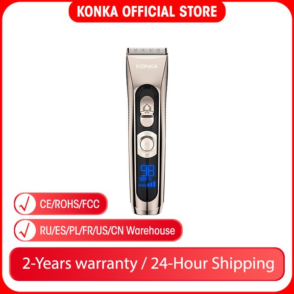 konka electric washable rechargeable metal usb 2000mah hair clipper professional barber trimmer with carbon steel cutter head
konka electric washable rechargeable metal usb 2000mah hair clipper professional barber trimmer with carbon steel cutter head