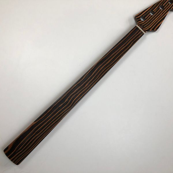 fretless bass guitar neck zebra wood 20fret 34 inch fingerboard dot inlay gloss replacement
fretless bass guitar neck zebra wood 20fret 34 inch fingerboard dot inlay gloss replacement