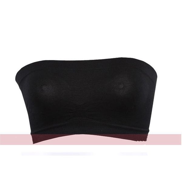 underwear seamless one piece high elastic women wrapped chest breathable vest chest wrap manufacturers padded bandeau tube bra top, Black;white
underwear seamless one piece high elastic women wrapped chest breathable vest chest wrap manufacturers padded bandeau tube bra top, Black;white