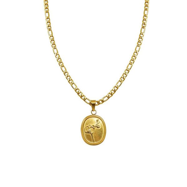 pendant necklaces stainless steel clavicle chain jewelry luxury designs gold color flower for women daily collares, Silver
pendant necklaces stainless steel clavicle chain jewelry luxury designs gold color flower for women daily collares, Silver