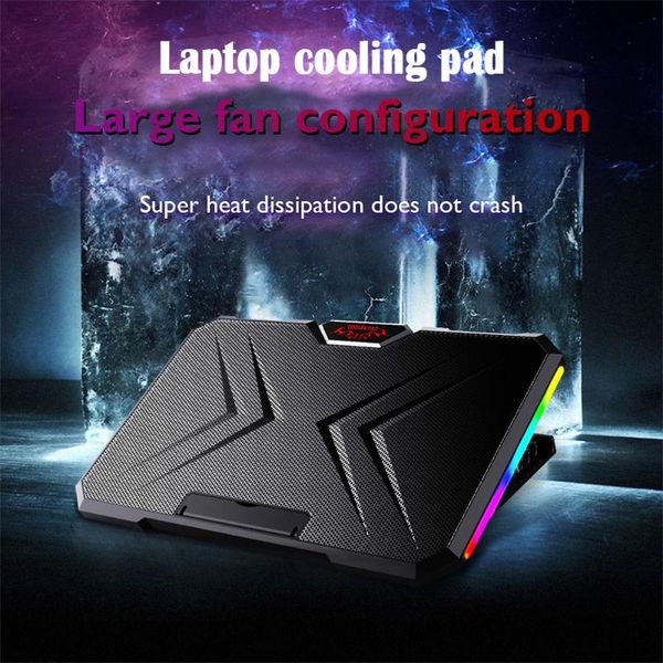 lapcooling pads rgb cooler riser holder height adjustment dual fans pad quiet gaming pc notebook stand accessories for 12-17 inch
lapcooling pads rgb cooler riser holder height adjustment dual fans pad quiet gaming pc notebook stand accessories for 12-17 inch