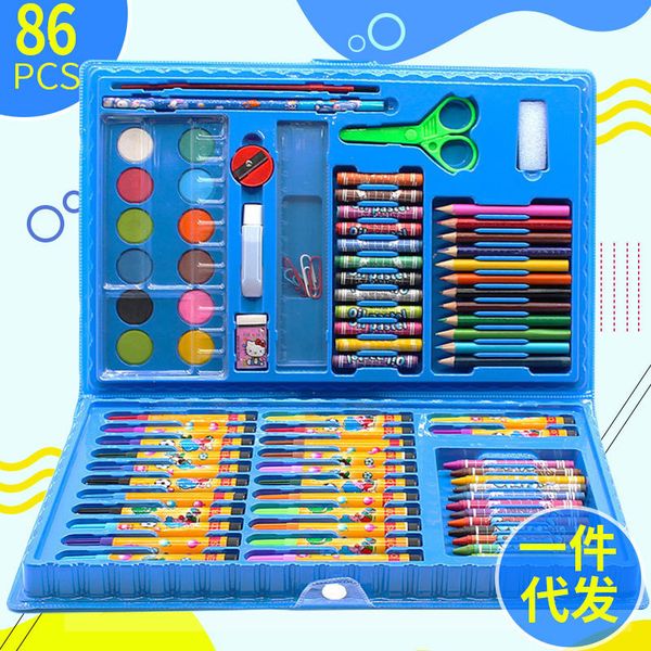 painting pens watercolor pen painting 86 s of primary school art tools crayon color pencil combination brush set, Black;red
painting pens watercolor pen painting 86 s of primary school art tools crayon color pencil combination brush set, Black;red