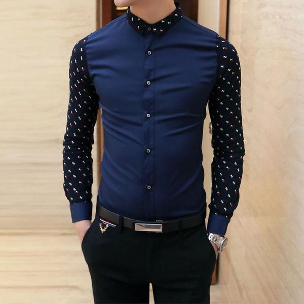fashion mens stylish luxury patchwork dress shirts casual slim fit long sleeve turn-down collar men's, White;black
fashion mens stylish luxury patchwork dress shirts casual slim fit long sleeve turn-down collar men's, White;black