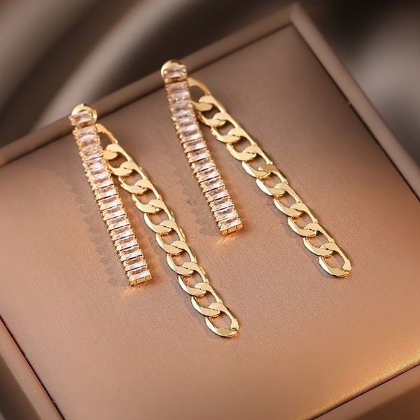 chain s925 zircon silver needle tassel earrings female super fairy net red thin face earrings metal tassel long earrings, Golden;silver
chain s925 zircon silver needle tassel earrings female super fairy net red thin face earrings metal tassel long earrings, Golden;silver