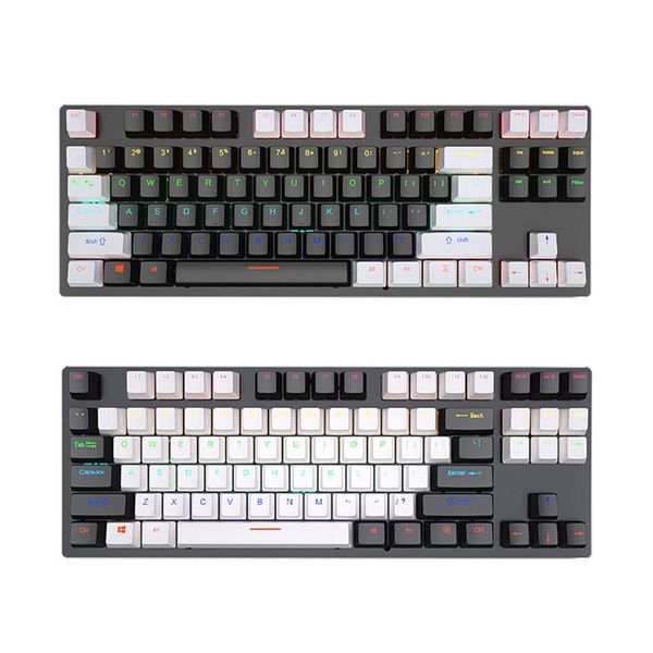 keyboards k550 mechanical gaming keyboard 87 keys rgb led rainbow backlit wired w/ green/red switches for windows
keyboards k550 mechanical gaming keyboard 87 keys rgb led rainbow backlit wired w/ green/red switches for windows