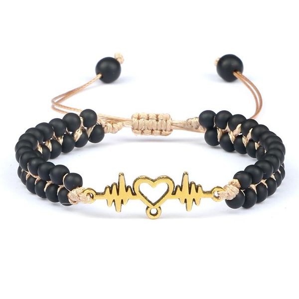 beaded, strands eeg heart charm bracelets 4mm black matte small beads string braided strand couples bracelet bangle for women friendship jew
beaded, strands eeg heart charm bracelets 4mm black matte small beads string braided strand couples bracelet bangle for women friendship jew
