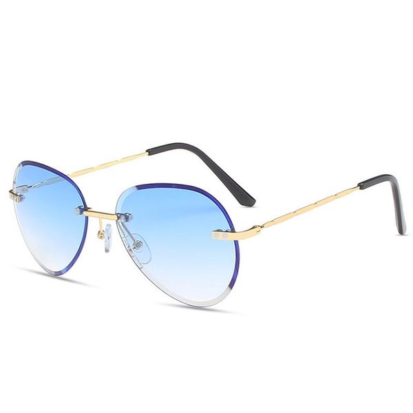sunglasses fashion elegant retro rimless oval for women men brand design ladies outdoor travel driving metal uv400 sun glasses, White;black
sunglasses fashion elegant retro rimless oval for women men brand design ladies outdoor travel driving metal uv400 sun glasses, White;black