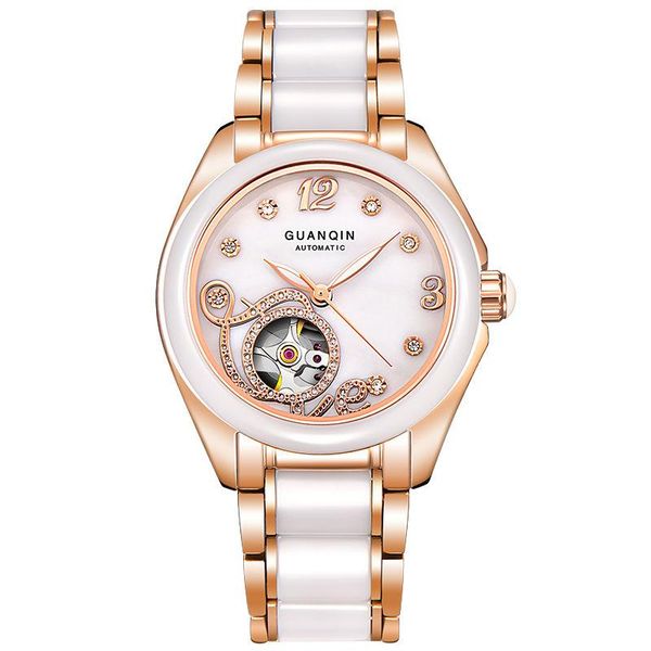 wristwatches guanqin watch women's mechanical hollowed fashion trendy student korean style simple ins ceramic, Slivery;brown
wristwatches guanqin watch women's mechanical hollowed fashion trendy student korean style simple ins ceramic, Slivery;brown
