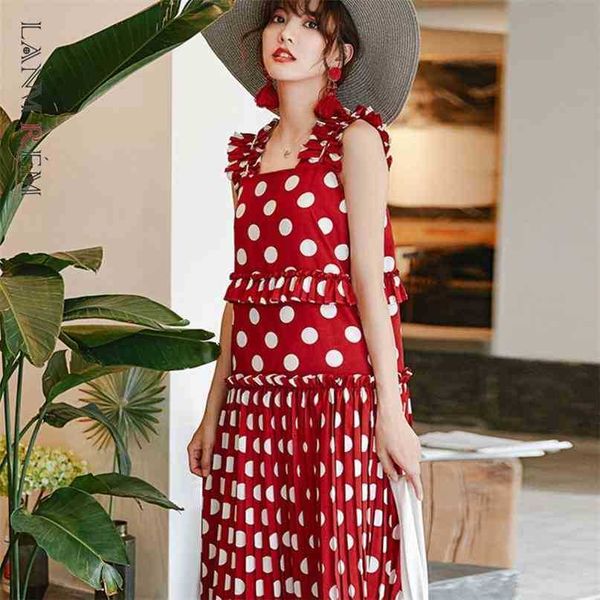 red dress pleated loose summer sleeveless square collar sweet korean style dresses for female fashion 2a1255 210526, Black;gray
red dress pleated loose summer sleeveless square collar sweet korean style dresses for female fashion 2a1255 210526, Black;gray